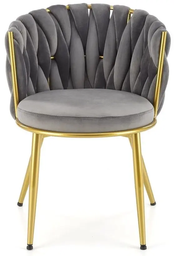 Scaun Halmar K517 (Grey/Gold)
