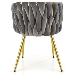 Scaun Halmar K517 (Grey/Gold) Thumb