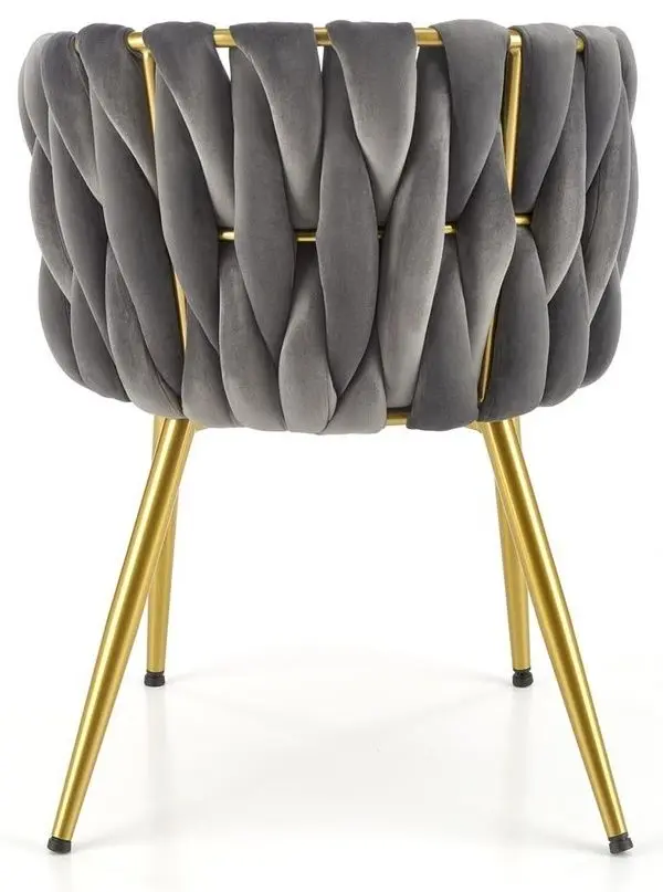 Scaun Halmar K517 (Grey/Gold)