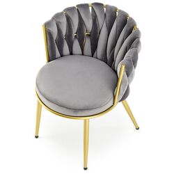 Scaun Halmar K517 (Grey/Gold) Thumb