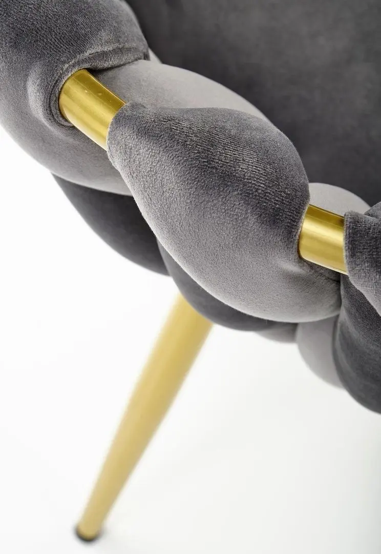 Scaun Halmar K517 (Grey/Gold)