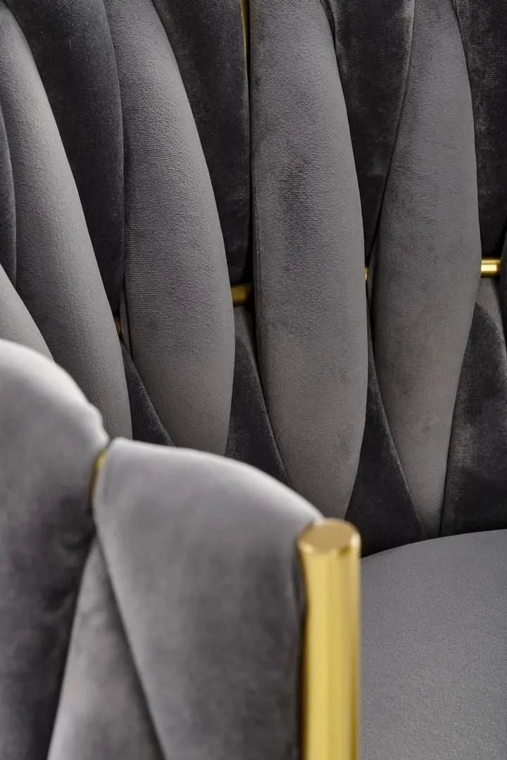 Scaun Halmar K517 (Grey/Gold)