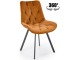 Scaun Halmar K519 (Cinnamon/Black)