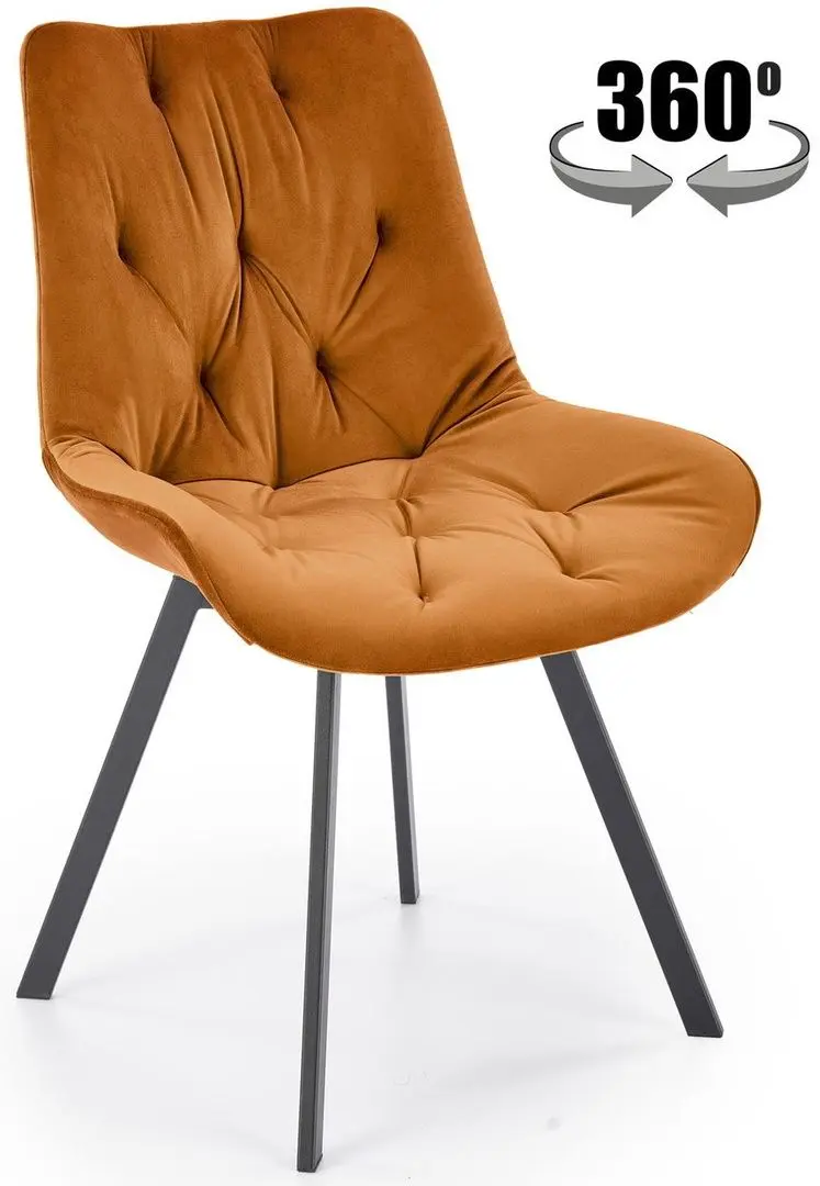 Scaun Halmar K519 (Cinnamon/Black)