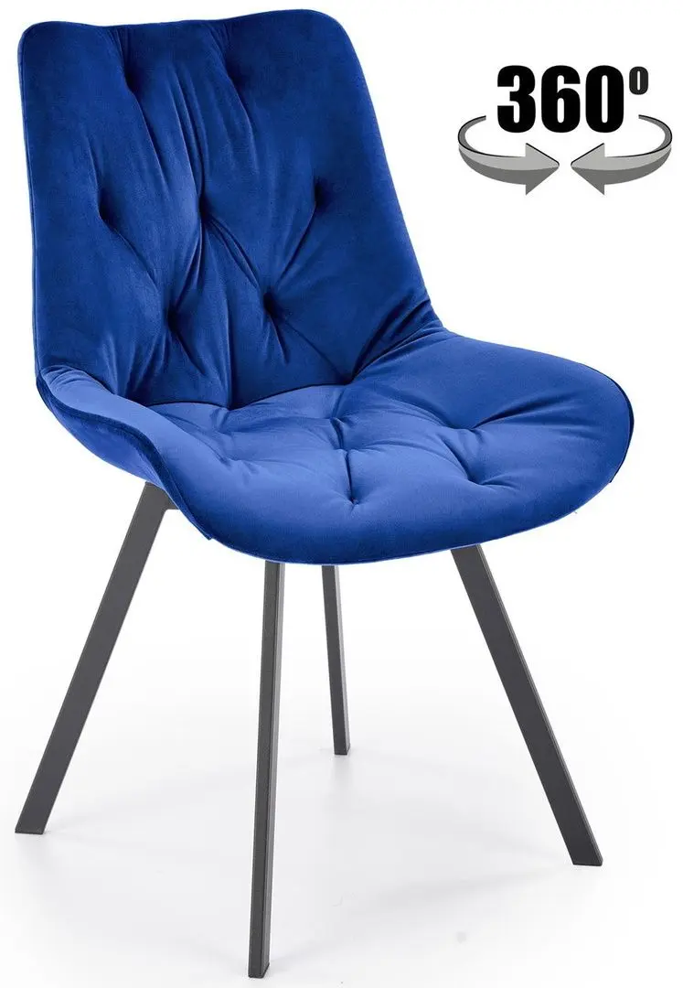 Scaun Halmar K519 (Dark Blue/Black)