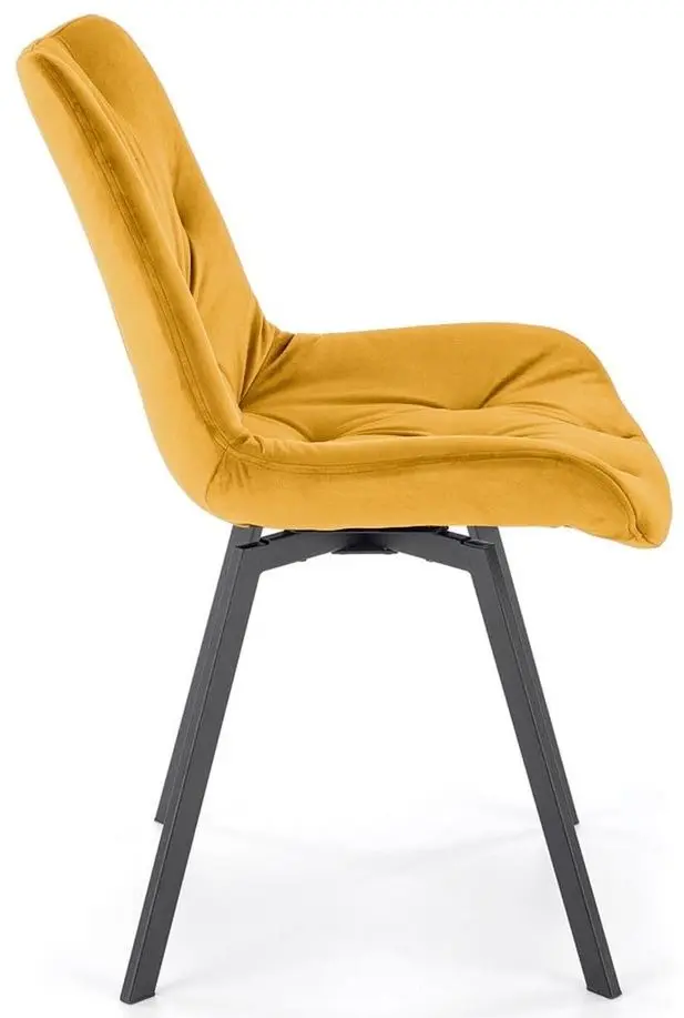 Scaun Halmar K519 (Mustard/Black)