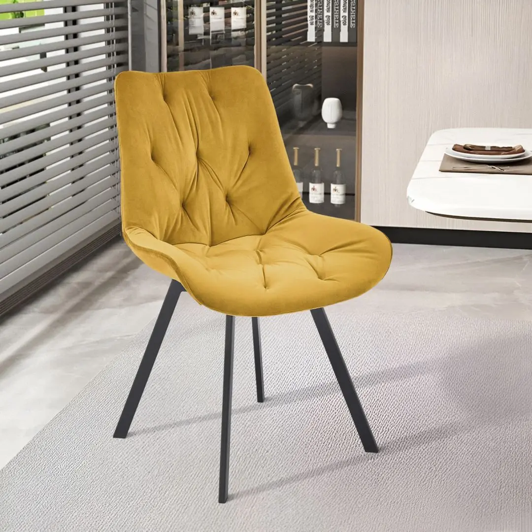 Scaun Halmar K519 (Mustard/Black)