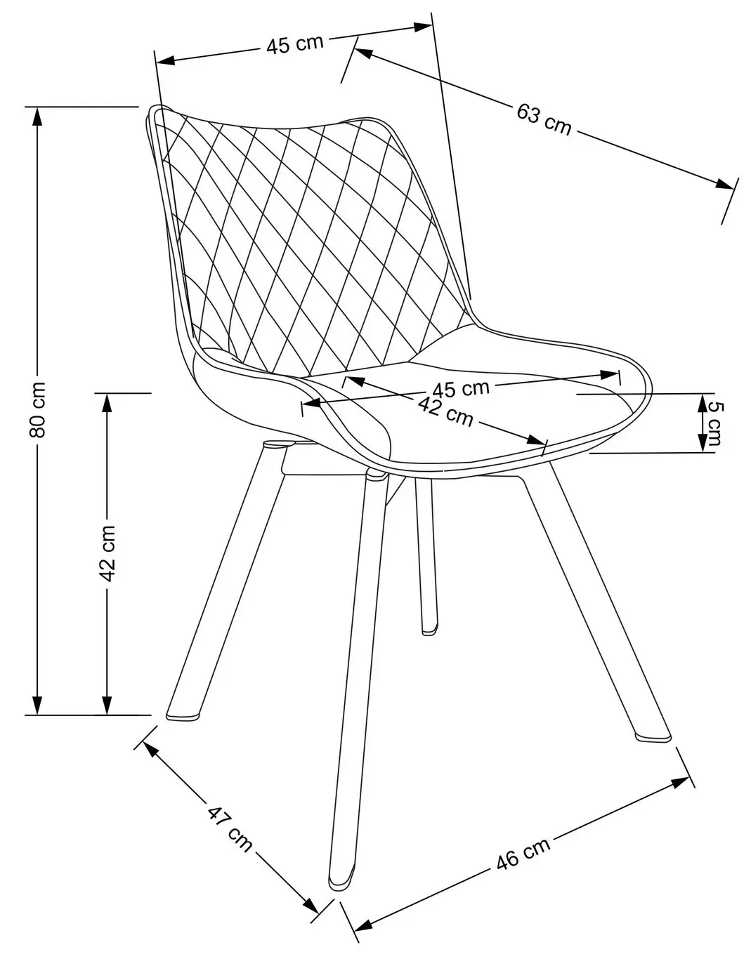 Scaun Halmar K520 (Beige/Black)