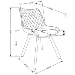 Стул Halmar K520 (Black) Thumb