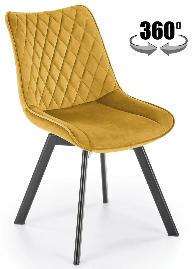 Scaun Halmar K520 (Mustard/Black)