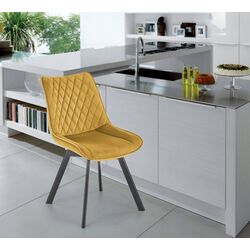 Scaun Halmar K520 (Mustard/Black)