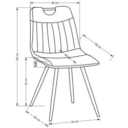 Scaun Halmar K521 (Dark Green/Black) Thumb