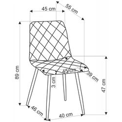 Scaun Halmar K525 (Grey/Black) Thumb