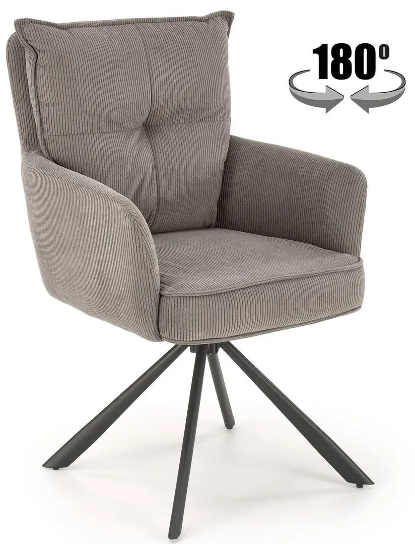 Стул Halmar K528 (Grey/Black) - 3