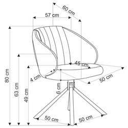 Scaun Halmar K533 (Olive/Black) Thumb