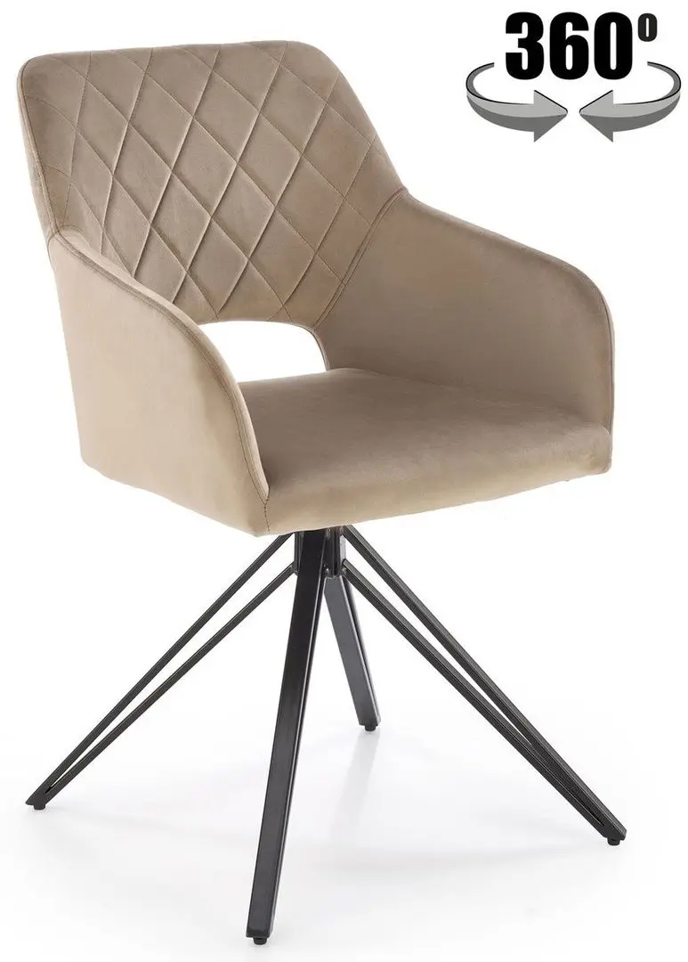 Scaun Halmar K535 (Beige/Black)