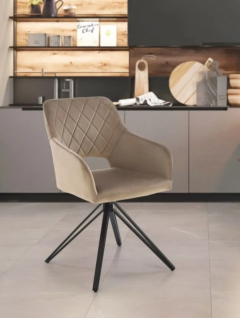 Scaun Halmar K535 (Beige/Black)