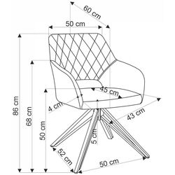 Scaun Halmar K535 (Green) Thumb