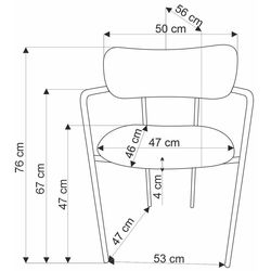 Стул Halmar K537 (Cream/Gold) Thumb