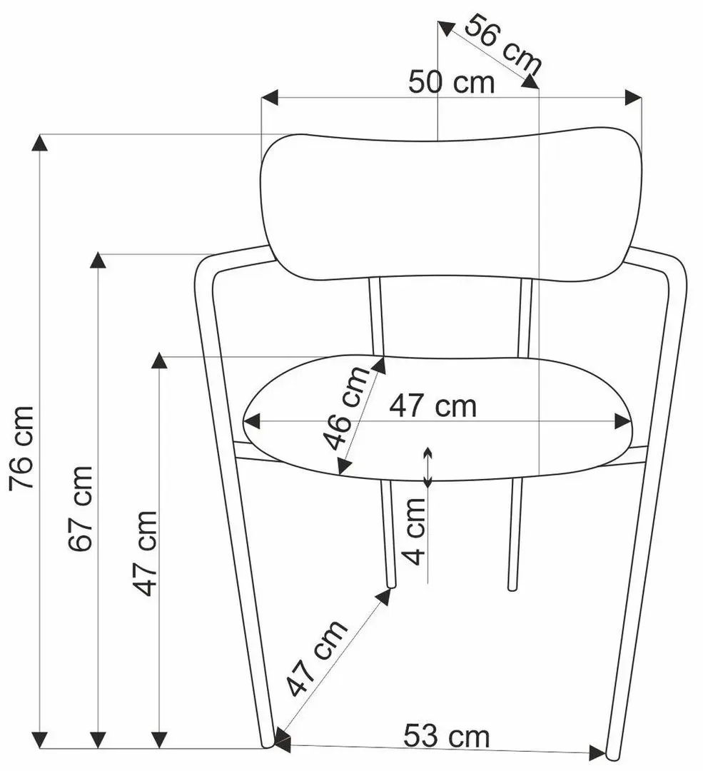 Стул Halmar K537 (Cream/Gold)