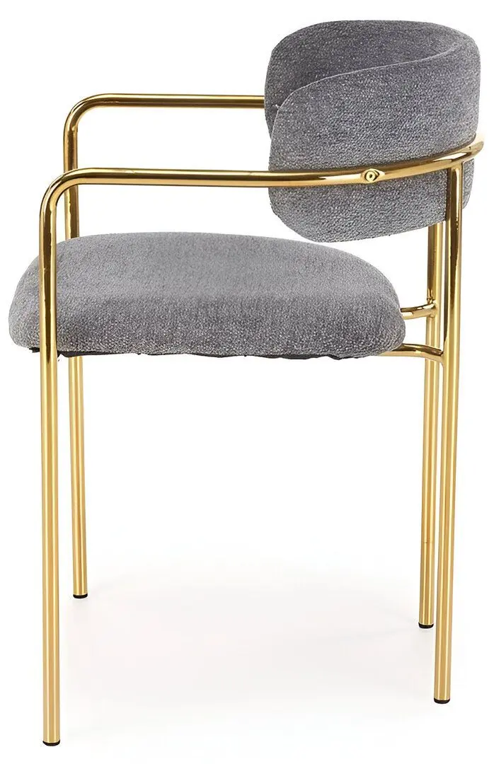 Scaun Halmar K537 (Grey/Gold)