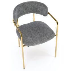 Scaun Halmar K537 (Grey/Gold) Thumb