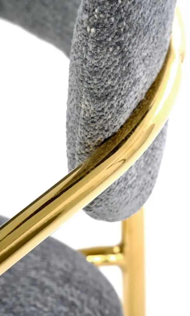Scaun Halmar K537 (Grey/Gold)