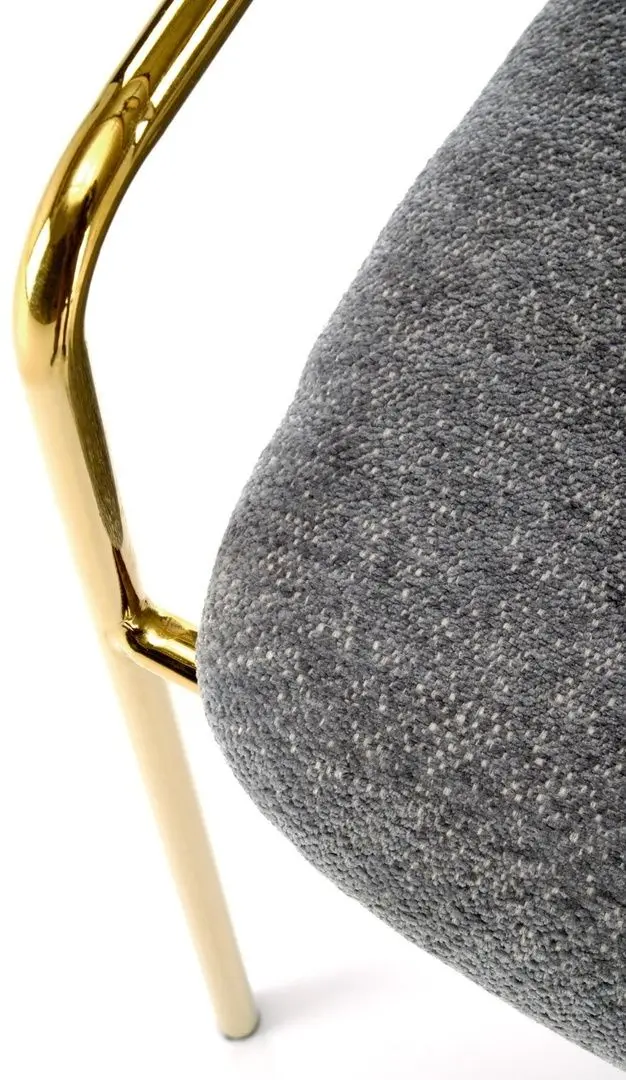 Scaun Halmar K537 (Grey/Gold)