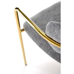 Scaun Halmar K537 (Grey/Gold) Thumb
