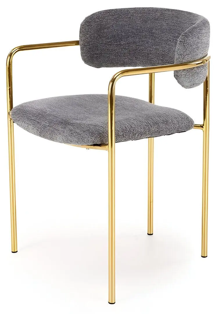 Scaun Halmar K537 (Grey/Gold)