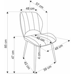 Стул Halmar K538 (Black) Thumb