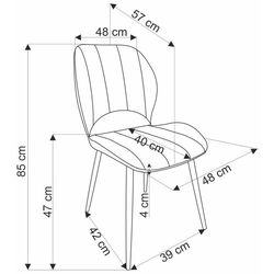 Scaun Halmar K538 (Dark Green/Black) Thumb