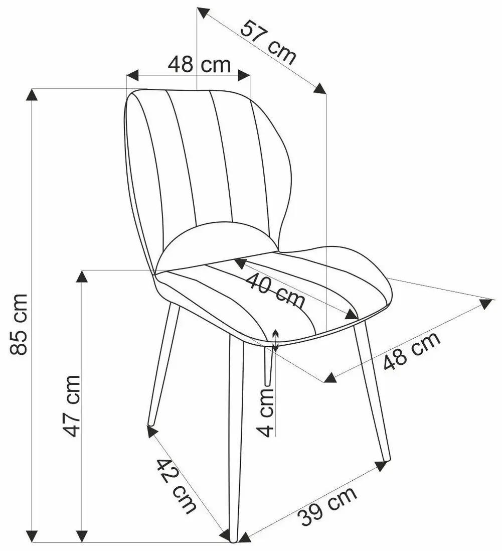 Scaun Halmar K538 (Dark Green/Black)