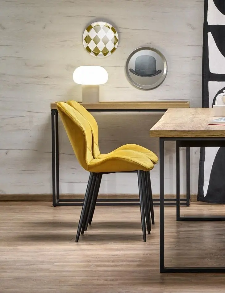 Scaun Halmar K538 (Mustard/Black)