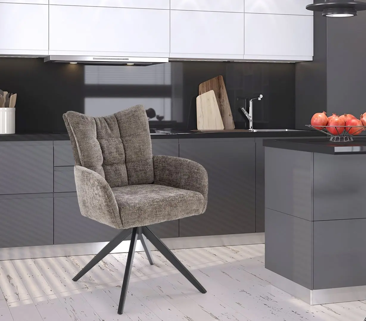 Scaun Halmar K540 (Grey/Black)