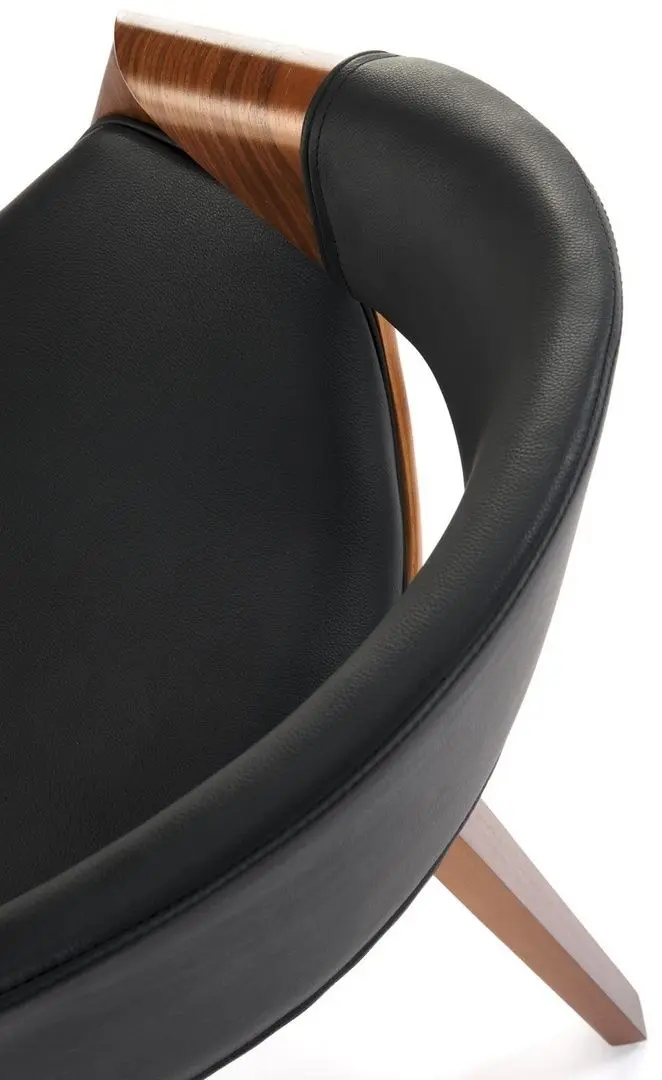 Scaun Halmar K544 (Black/Walnut)