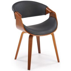 Scaun Halmar K544 (Black/Walnut) Thumb