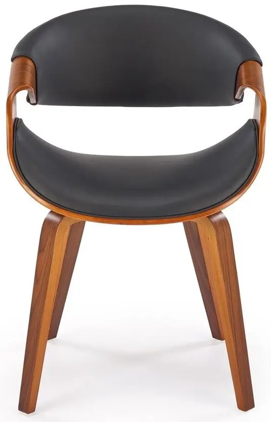 Scaun Halmar K544 (Black/Walnut)