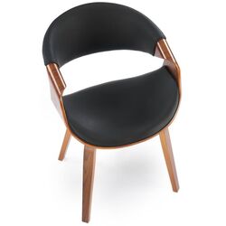 Scaun Halmar K544 (Black/Walnut) Thumb