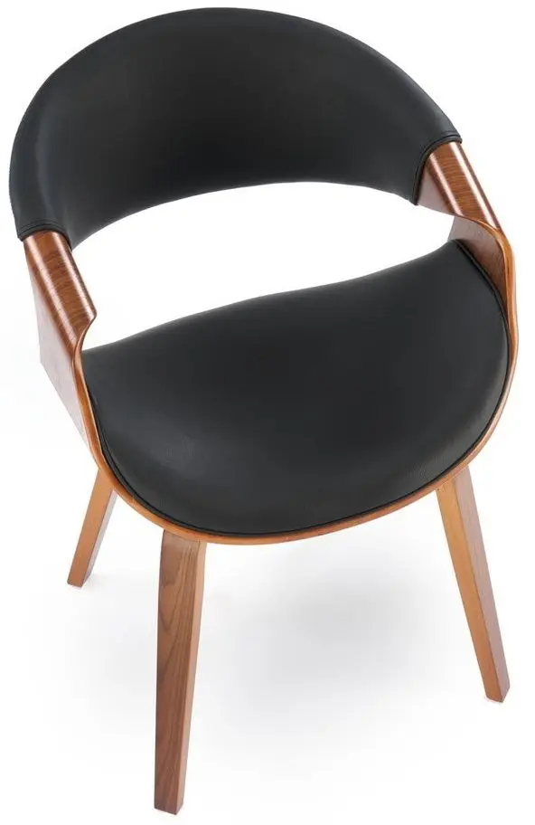 Scaun Halmar K544 (Black/Walnut)