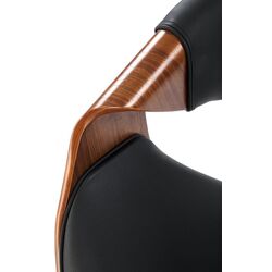 Scaun Halmar K544 (Black/Walnut) Thumb