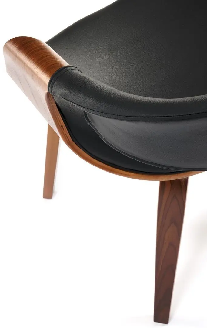 Scaun Halmar K544 (Black/Walnut)