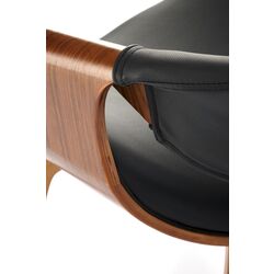 Scaun Halmar K544 (Black/Walnut) Thumb