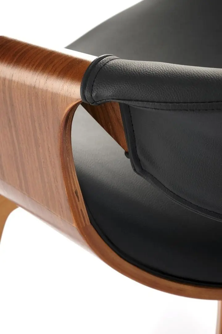Scaun Halmar K544 (Black/Walnut)