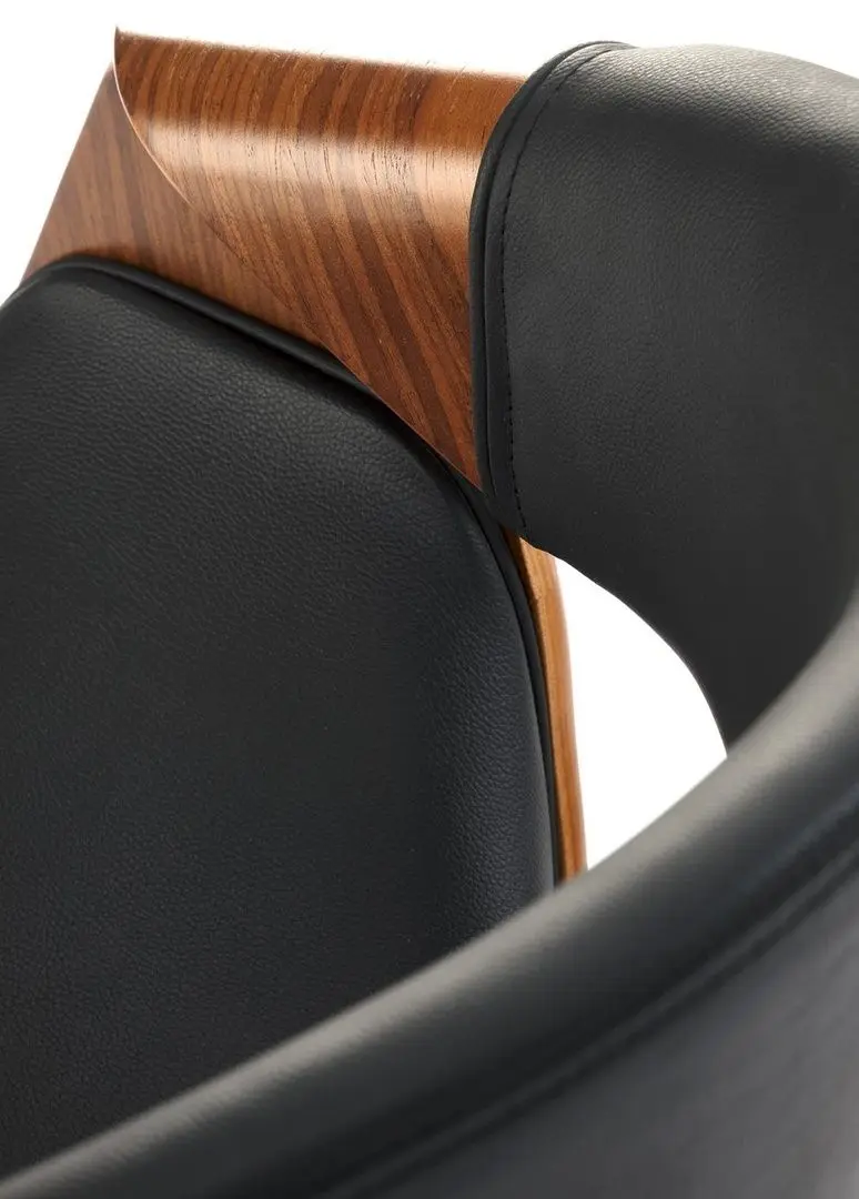 Scaun Halmar K544 (Black/Walnut)