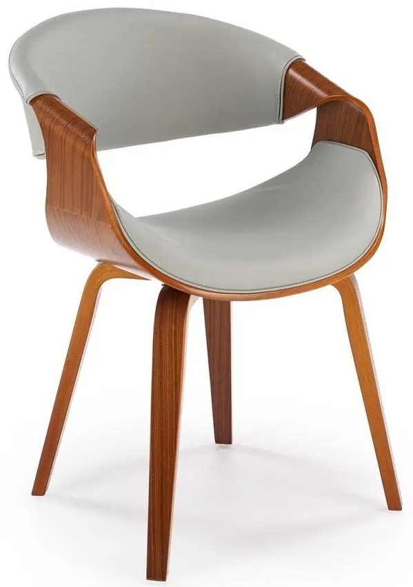 Scaun Halmar K544 (Grey/Walnut)