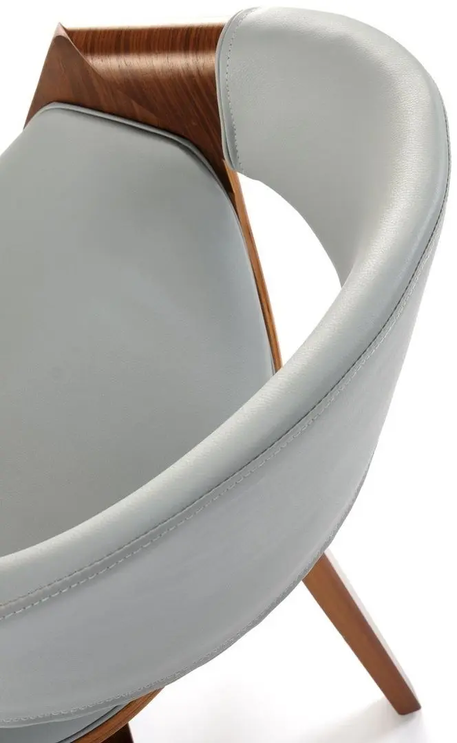 Scaun Halmar K544 (Grey/Walnut)