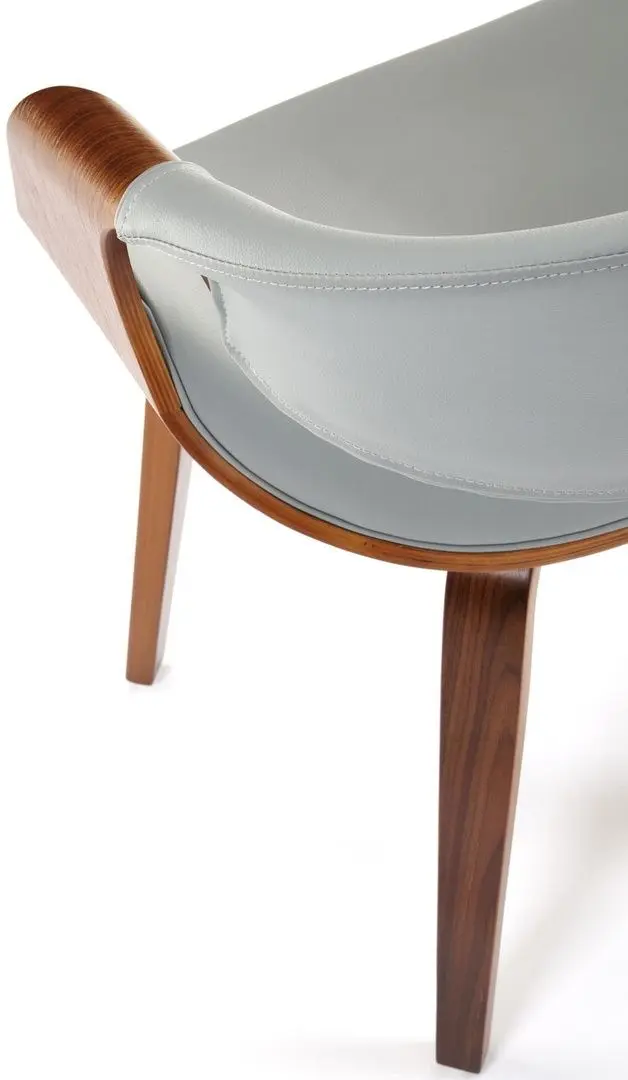 Scaun Halmar K544 (Grey/Walnut)