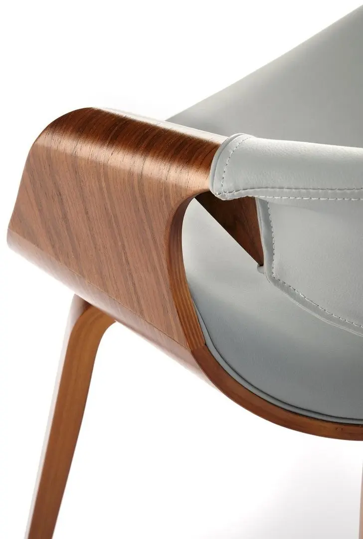Scaun Halmar K544 (Grey/Walnut)