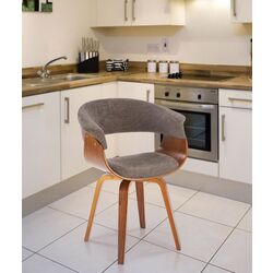 Scaun Halmar K545 (Grey/Walnut)